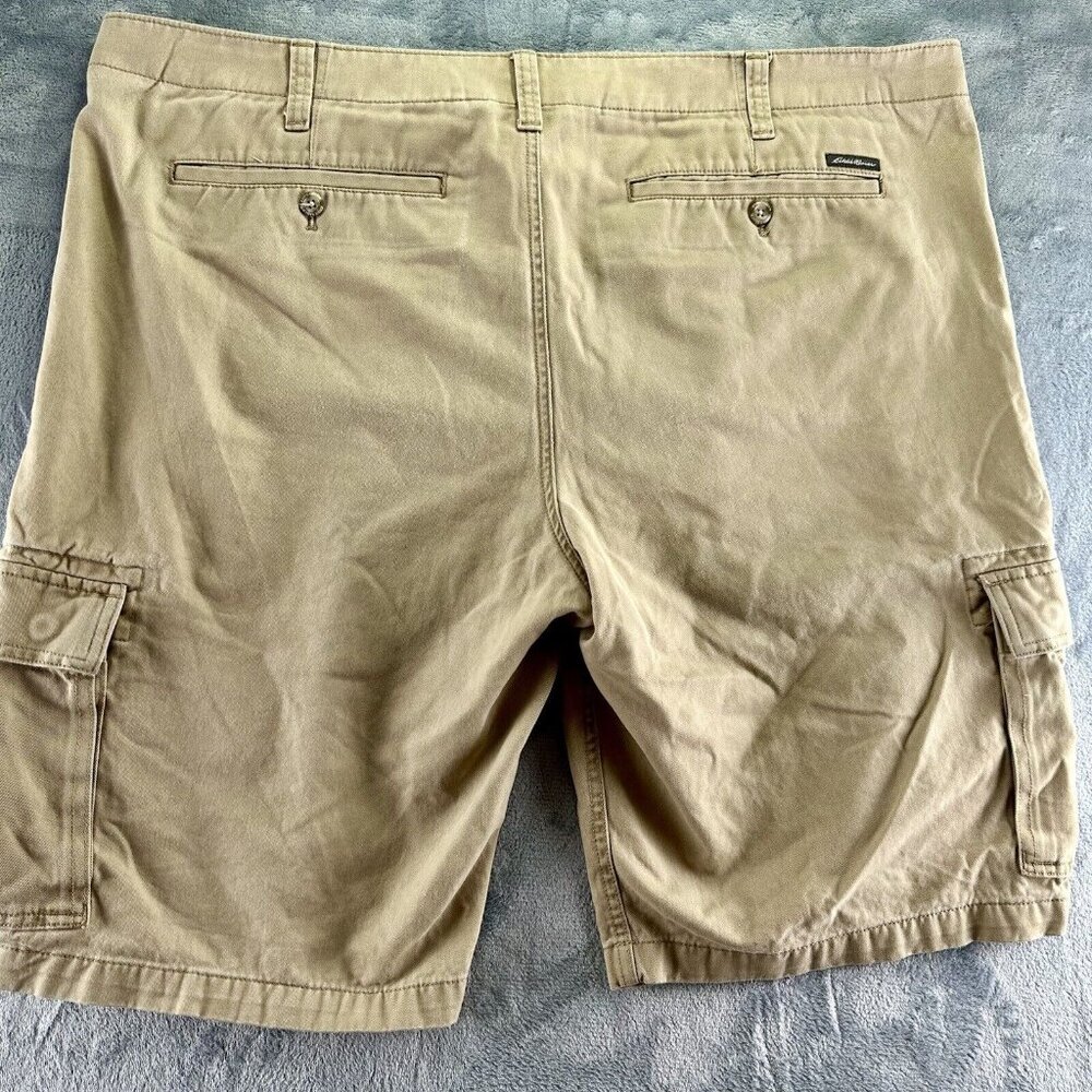 Eddie Bauer Cargo Shorts Mens T42 Legend Wash Utility Khaki Classic 11" Inseam - Picture 10 of 10